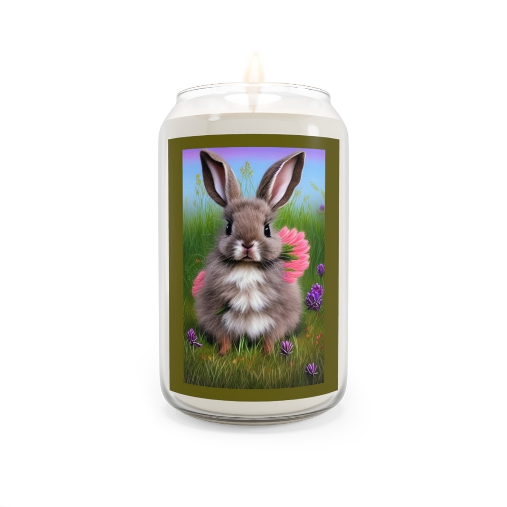 Wildlife & Whimsy Bunny Series - Buddy - Scented Candle, 13.75oz